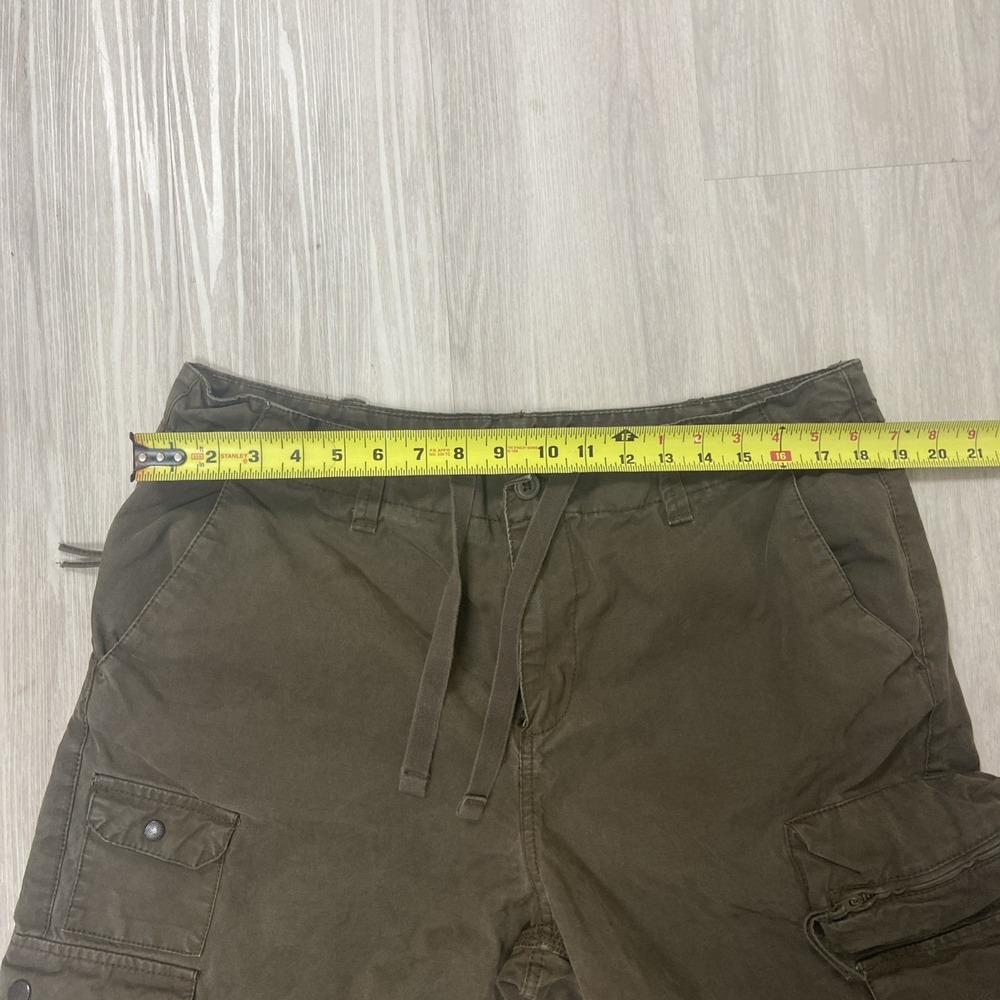 Old Navy Surplus Company Cargo Shorts Mens 36 Brown Heavy Y2K Military 2008 - Picture 8 of 11